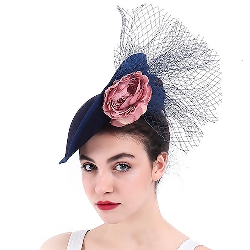 

fascinators Simillino Kentucky Derby Corsa di cavalli Elegante Retrò Con Con diamantini Fantasia floreale Copricapo Copricapo