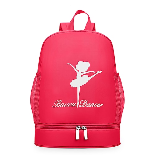 

Da ragazza zaino Mini zaino Scuola Giornaliero Fantasia geometrica Tessuto Oxford Massima capacità Cerniera Nero Rosa Rosso