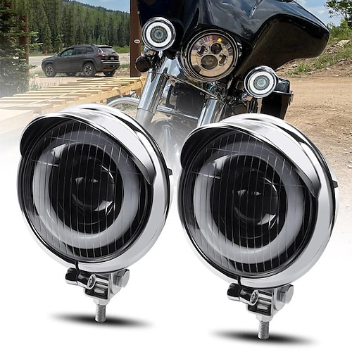 

faro per moto super leggerezza 120w 12v occhi di angelo faretti a led fari anabbaglianti / anabbaglianti lampada ausiliaria