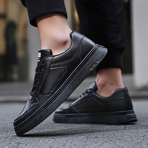 

Per uomo Scarpe da ginnastica Per sport Informale Esterno Giornaliero Corsa PU Nero Primavera Autunno