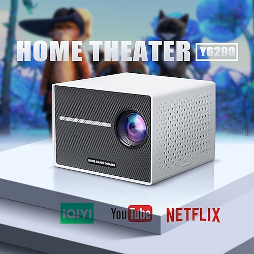 

proyector de películas portátil wifi proyector al aire libre soporte full hd 1080p mini proyector de teléfono inteligente para cine en casa películas al aire libre compatible con tv stick hdmi usb av