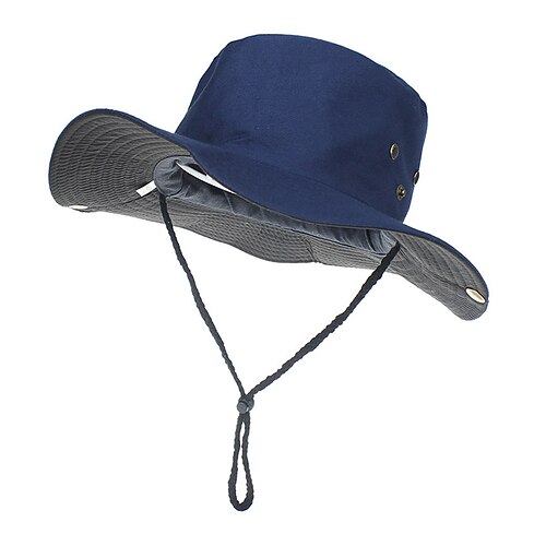 

Per uomo Cappelli da pescatore Cappello da sole Cappello da pescatore Cappello Boonie Cappello da escursione Nero Bianco Poliestere Viaggi Stile da spiaggia Esterno Da mare Liscio Protezione solare