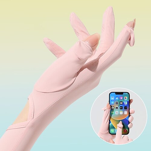 

Nylon Ice Sleeve Sunscreen Outdoor Cycling Anti-ultraviolet Silk Sleeve Summer Long Anti-sun Gloves