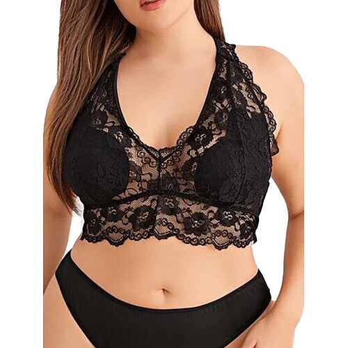 

Per donna Plus Size Lingerie sensuale Top Colore puro Amanti caldo Comoda Interni Giornaliero San Valentino Poliestere Traspirante Spacco a V Senza maniche Schiena scoperta Estate Primavera Nero Rosso