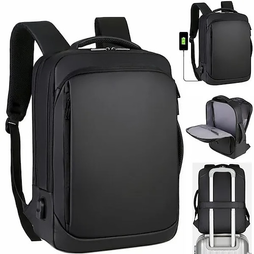 

Рюкзак для ноутбука, мужской рюкзак, деловой ноутбук, водонепроницаемый рюкзак, сумка для зарядки через usb, дорожный рюкзак, противоугонный рюкзак