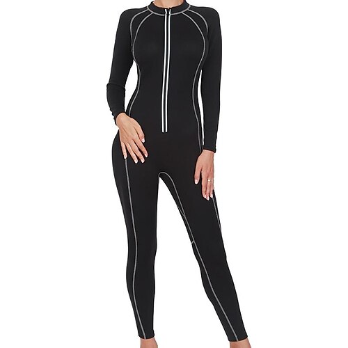 

Per donna Muta in Neoprene 2mm Neoprene SBR Mute da immersione Tenere al caldo Protezione solare UV Antivento Elevata elasticità Manica lunga Integrale Nuoto Immersioni Surf Sport acquatici Tinta