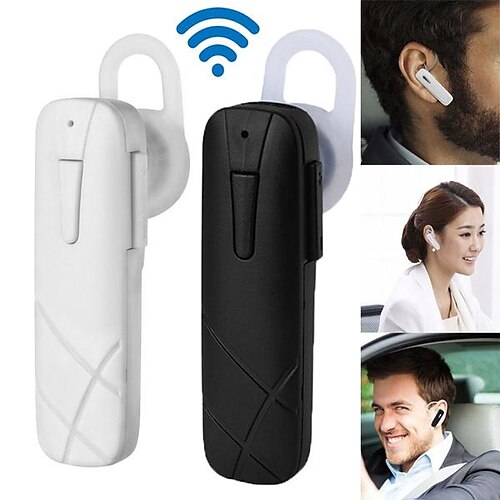 

earhook bluetooth kopfhörer tragbares business drahtloses bluetooth 5.0 headset mit mikrofon lautstärkeregelung wasserdichter sport ohrhörer für ios android smartphone musik headset