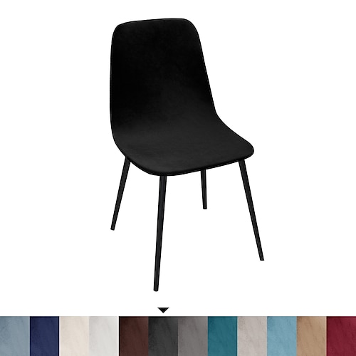 

Shell Chair Clover Stretch Esszimmerstuhl Schonbezug waschbarer Stuhlsitzbezug, Spandex-Stuhlschutz mit elastischer Unterseite für Hochzeitsrestaurant-Hotelpartys