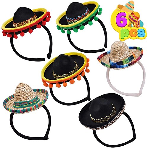 

messicano Cappelli Stile Carnevale di Venezia Per bambini Per adulto Per uomo Festa / Serata Cosplay Festa / Serata Carnevale Halloween Carnevale Mascherata Feste / vacanze Fibra acrilica Nero