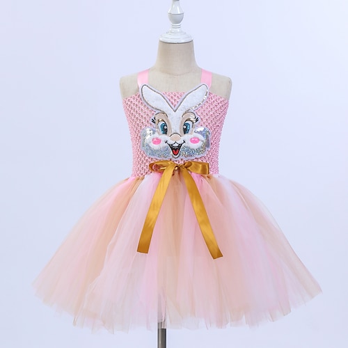 

Animal Robe Costume de Cosplay Déguisement d'animaux Enfant Fille Cosplay Décontractées Fête / Célébration Organza Velours corail Rose Claire / Rose Claire Facile Déguisement Carnaval