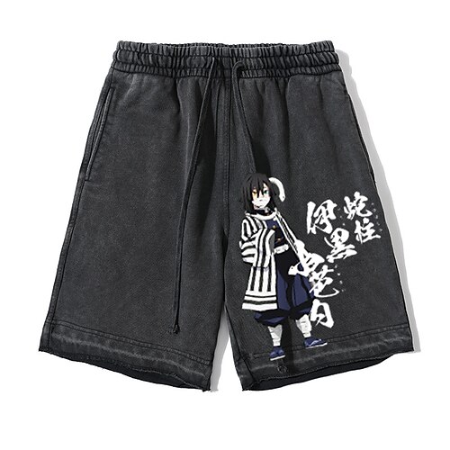 

Tueur de démons Kamado Nezuko Agatsuma Zenitsu Kamado Tanjiro Shorts Short de plage Animé Art graphique Style de rue Short Pour Homme Femme Unisexe Adulte Estampage à chaud 100% Coton Casual Quotidien