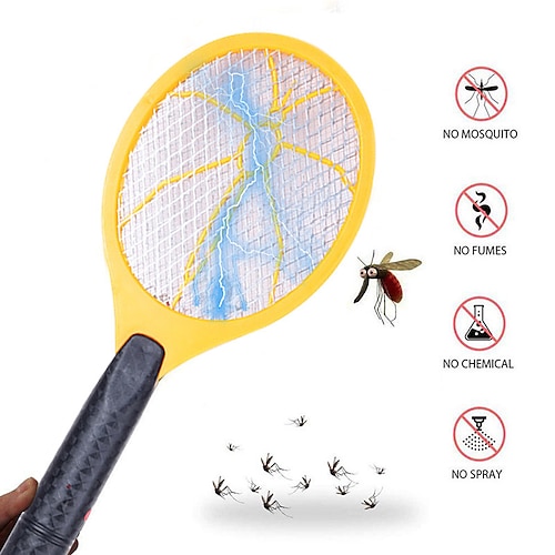 

zanzara elettrica racchetta killer mosca elettrica insetto zapper pipistrello palmare portatile zanzare killer