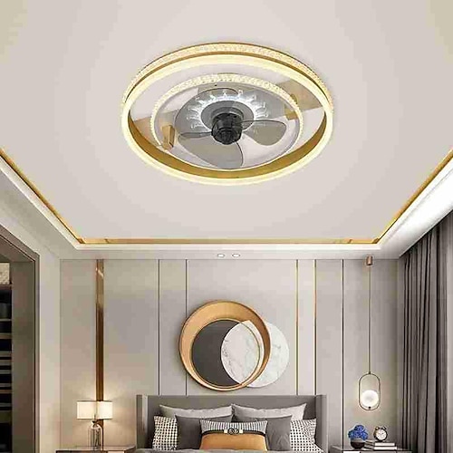 

ventilatore da soffitto con luci telecomando, moderno ventilatore da soffitto da incasso per interni a basso profilo con luci a led a 3 colori calde e naturali da 72w, ventilatore intelligente a 3