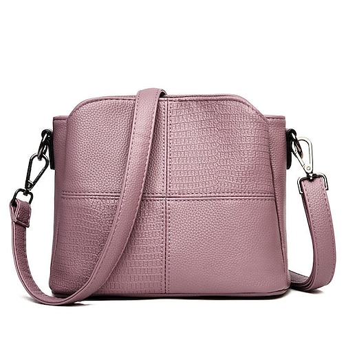

Per donna Borsa a tracolla Postino Borsa a tracolla pelle sintetica Giornaliero Per eventi Cerniera Regolabile Impermeabile Leggero Tinta unica Nero Rosso Viola