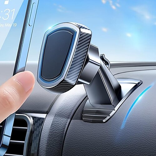 

StarFire Car Magnetic Phone Holder Universal Magnet Car Mounting Bracket Dashboard 360Rotation Cell Phone Stand Compatible With IPhone/Samsung