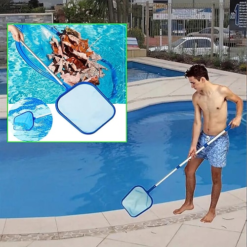 

Écumoire de piscine, écumoire de piscine légère et rapide pour étang pour fontaine de piscine, 10,63x16,93in, outils de nettoyage et produits chimiques