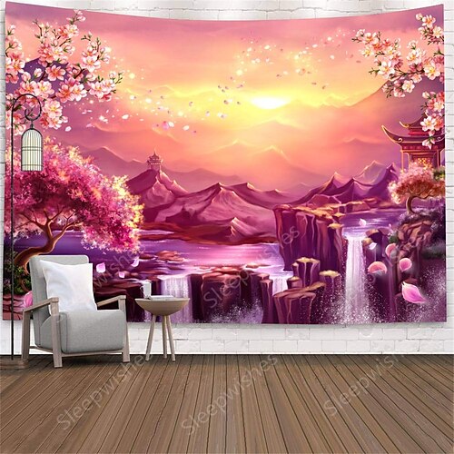 

Cascata Paesaggio Appeso Arazzo Arte Murale Decorazione Fotografia Sfondo Coperta Tenda Casa Camera Da Letto Soggiorno Decorazione