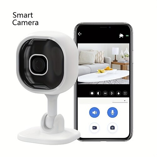 

A3 Cámara IP 4 megapíxeles (2595 1458) PTZ WIFI Detector de movimiento Visión nocturna Con audio Interior Apartamento Apoyo 32 GB