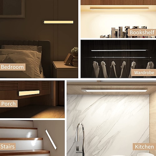 LED Motion Sensor Lights, Under Lighting Battery