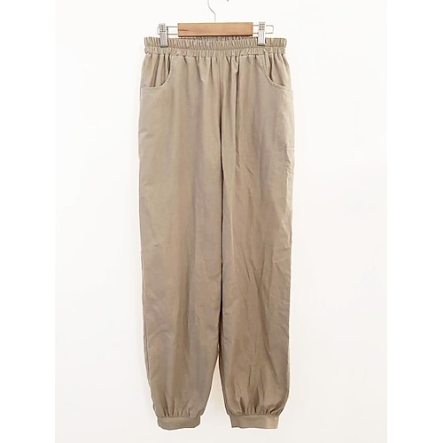 

Per donna A zampa Pantaloni Simillino Bianco e nero Bianco Cachi Da mare Spiaggia Tasche Lunghezza intera Traspirante Tinta unita S M L XL XXL