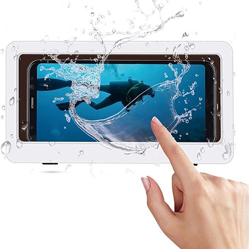 

Phone Shower Holder, Touch Screen Bathroom Phone Holder, Waterproof Phone Holder, Shower Phone Holder, Wall Mount Shower Phone Case