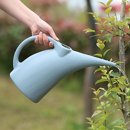 

1pc Plastic Watering Can, 5L Long Spout Watering Pot For Indoor amp; Outdoor Plants