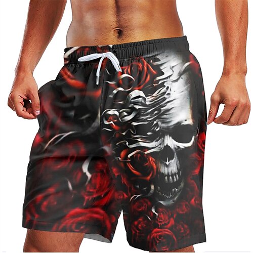 

Herre Badeshorts Surfeshorts Bunner Snorer Med lommer Svømming Surfing Strand Vannsport Trykket Sommer Vår