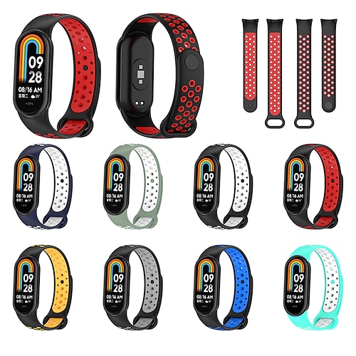 

Pulseira de Smartwatch Compatível com Xiaomi Mi Band 8 Relógio inteligente Alça Libertação Rápida Pulseira Esportiva Substituição Pulseira