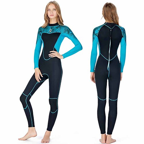 

Per donna Muta in Neoprene 2mm Neoprene SCR Mute da immersione Tenere al caldo Protezione solare UV Elastico Elevata elasticità Manica lunga Nuoto Immersioni Surf Sub Con stampe Estate Primavera