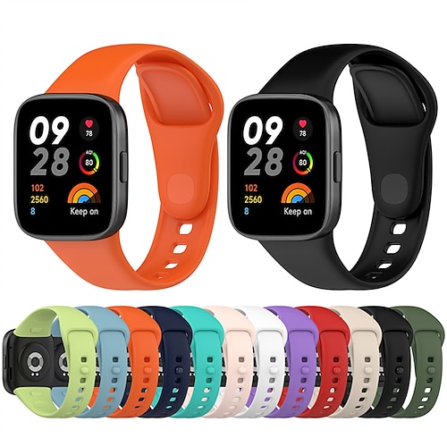 

Smart Watch Band Compatible with Xiaomi Mi Band 8 Redmi Watch 3 Lite Smartwatch Strap Quick Release Sport Band Replacement Wristband