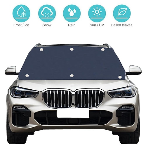 StarFire 210*120cm Magnetic Car Sun Shade Protector Auto Front Window  Sunshade Cover Car Windshield Sunshade Protector Car Accessories 2024 -  $7.99