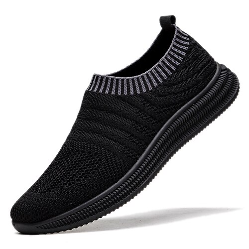 

Per uomo Mocassini e Slip-Ons Informale Giornaliero Tessitura volante Impermeabile Nero Cachi Primavera Autunno