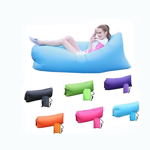

Canapé Air Matelas Gonflable Extérieur Camping Portable Ultra léger (UL) Pliable Doux Térylène 20070 cm pour 1 personne Camping / Randonnée Plage Camping / Randonnée / Spéléologie Toutes les Saisons