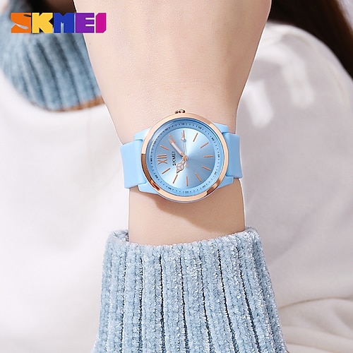 

SKMEI Mujer Hombre Relojes de cuarzo Reloj de Pulsera Deportes Moda Reloj Casual Reloj de Muñeca Luminoso IMPERMEABLE Correa de silicona Reloj