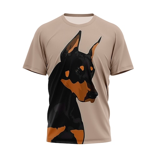 

Animal Cachorro Japonesa/Curta Desenho Mangá Anime Arte Gráfica Camiseta Para Homens Mulheres Unisexo Adulto Impressão 3D 100% Poliéster Casual / Diário