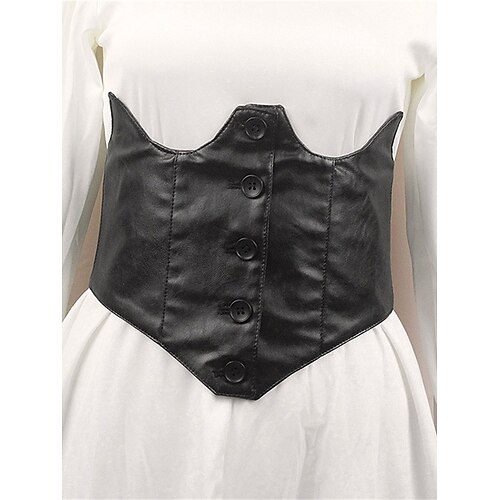 

Dame Formet Bekledning Midje trener Body Shaper Ren farge Mote Enkel Fritid Fest Daglig Ut på byen Nylon Pustende Knapp Sommer Vår Svart