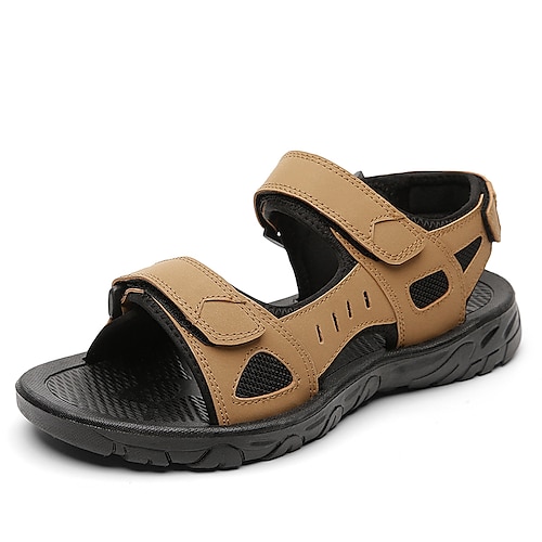 

Per uomo Scarpe Sandali Retrò Penny Loafers Informale Giornaliero Footing Tessuto elastico Traspirante Rosso marrone Nero Cachi Estate Primavera