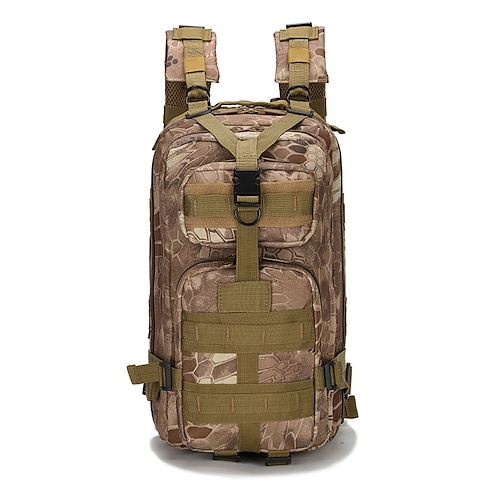 

Zainetti Mochila Tática Militar Respirável Vestível Multifuncional Durável Ao ar livre Militar Tecido Oxford ACU Cor CP Cor camuflagem de selva