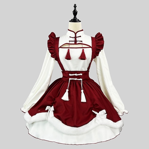 

Inspiré par Cosplay Tenus de Soubrette Manga Costumes de Cosplay Japonais Carnaval Costumes de Cosplay Manche Courte Costume Pour Femme