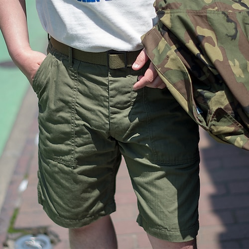 

Herre Turshorts Taktiske lastebukser Utendørs Ripstop Pustende Lettvekt Svettereduserende Shorts Bunner Militærgrønn Bomull Fisking Klatring Strand S M L XL XXL