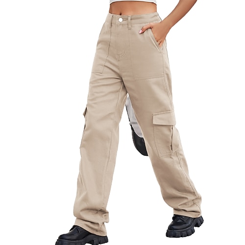 

Dame Cargo-bukser Trekkingbukser Udendørs Regulær Anti-myg Åndbart Blød Hurtigtørrende Underdele Elastisk Talje Sort militærgrøn Bomuld Fiskeri Camping / Vandring / Grotteudforskning Rejse S M L XL