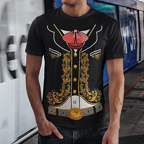 

Japonesa/Curta Anime Arte Gráfica Camiseta Para Homens Mulheres Unisexo Adulto Impressão 3D 100% Poliéster Casual / Diário