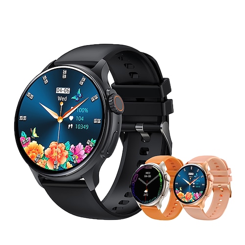 

iMosi K58 Reloj inteligente 1.43 pulgada Smartwatch Reloj elegante Bluetooth Podómetro Seguimiento de Actividad Seguimiento del Sueño Compatible con Android iOS Mujer Hombre Llamadas con Manos Libres