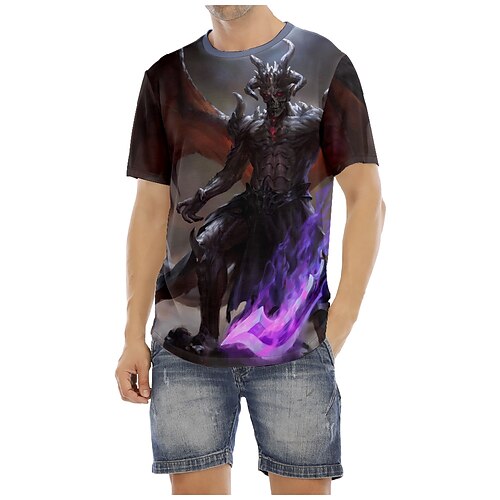 

Dungeons & Dragons Gragon Maglietta Manga Grafica Maglietta Per Per uomo Per donna Unisex Per adulto Stampa 3D 100% poliestere Casual / quotidiano