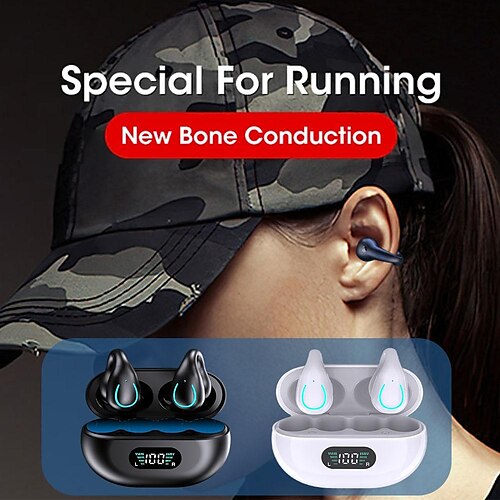 

Q71 Bone Conduction Hovedtelefon 耳夹 Bluetooth 5.3 Sport Ergonomisk Design ENC Annullering af miljøstøj til Apple Samsung Huawei Xiaomi MI Fitness Løb Dagligdags Brug Mobiltelefon til kontorvirksomhed