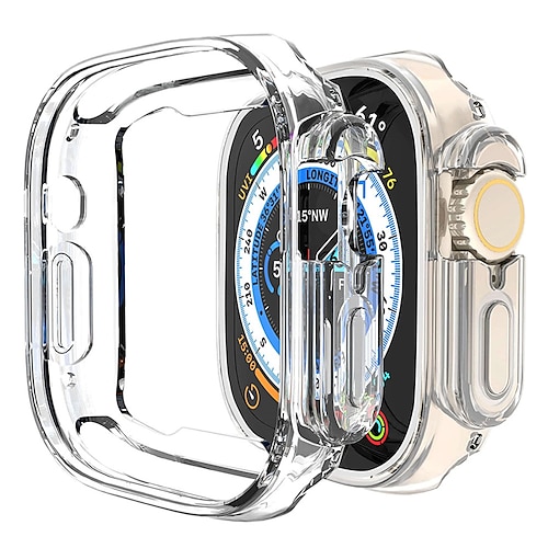 

Guarda caso Compatibile con Apple Watch Ultra 49mm Resistente agli urti TPU morbido Guarda Copertina