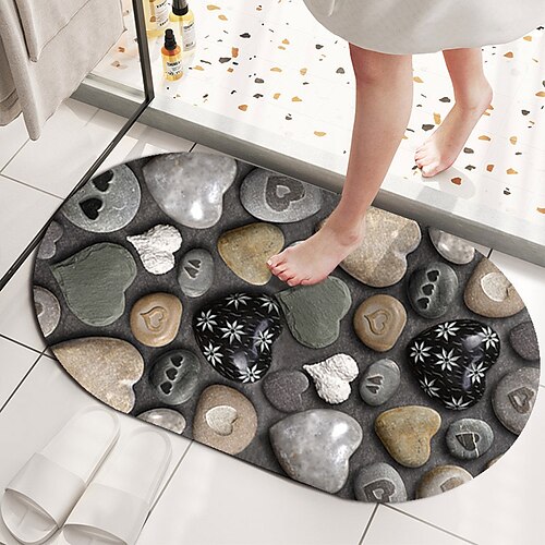 Innovative Non-Slip Bath Mat Diatomaceous Earth Bathroom Shower Rugs All  Size