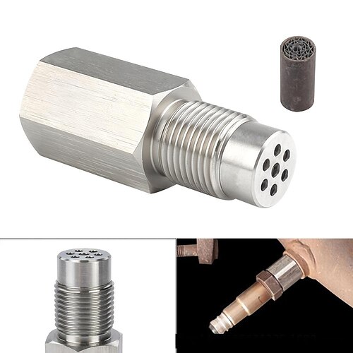 

starfre universal lige slange ende fitting iltsensor katalysator rustfri stål fittings til biler