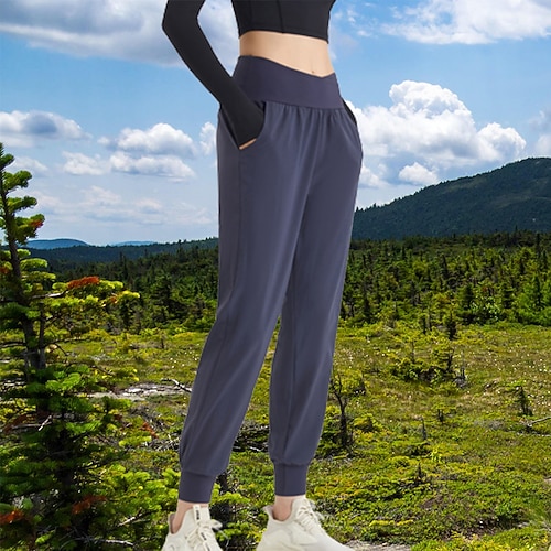 

Dame Trekkingbukser Udendørs Regulær Bærbar Åndbart Blød Hurtigtørrende Underdele Bjælke fod Sort Rød Spandex Fiskeri Camping / Vandring / Grotteudforskning Rejse S M L XL