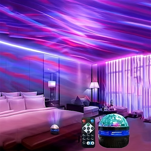 

Светодиодный проекционный свет звездного неба, мини-проектор с дистанционным управлением, USB-плагин, красочная атмосфера, маленький ночник